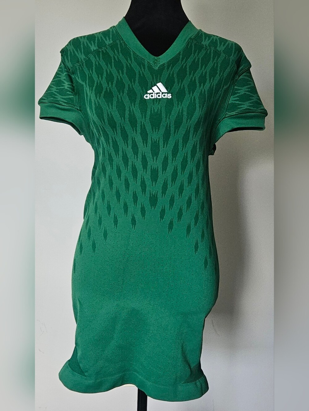 ADIDAS Green Techfit Primeknit Jersey- Size L (NWT)